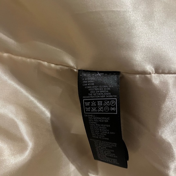 Forever 21 Leopard Print Teddy Jacket - Women’s Size S. Elegant and fancy. - Picture 3 of 6